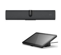 Jabra PanaCast 40 Système de barre vidéo pour salle de réunion Android et contrôleur tactile, système de conférence champ de vision à 180° avec microphone et haut-parleurs, certifié pour Microsoft