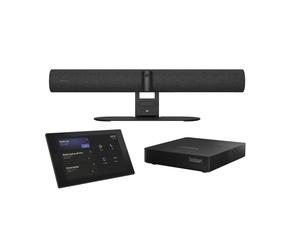 Jabra PanaCast 50 Room System 2 comprend la barre vidéo PanaCast 50, l'ordinateur Lenovo ThinkSmart Core Gen 2 et le contrôleur USB