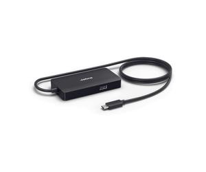 Jabra PanaCast Hub USB-C (14207-60) avec alimentation 45 W - Station d'accueil pour systèmes de vidéoconférence PanaCast, 1 x USB-C (chargement PD), 2 x USB-A, Ethernet, HDMI, VGA (renouvelé)