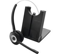 Jabra Pro 930 MS DECT wireless on-ear mono headset - Skype for Business certified - HD voice and noise cancelling - for use with softphones in Europe - EU plug, black