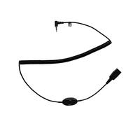 Jabra QD to 3.5 mm for PTT 8800-01-104, Cable, Black, W125767634 (8800-01-104, Cable, Black)
