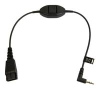 Jabra 8800-00-55 câble audio 0,3 m QD 2.5mm jack Noir