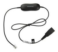 Jabra Smart Cord - Câble pour casque micro - noir - pour Cisco IP Phone 78XX; BIZ 2300; Mitel 74XX; Dialog 42XX, 44XX, 5446; Snom 71X G