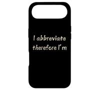 J'abrège Therefore I'm Funny Pun Vintage English Teacher Coque pour iPhone Air