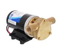 Jabsco 23680-4003 Water Puppy, Pompe à Turbine en Bronze, Usage Commercial, 12 volts, pour la Vidange des Réservoirs d'Appâts, la Vidange de l'Huile Moteur, le Lavage des Bateaux