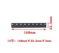 JACA-Essuie-glace en caoutchouc pour imprimante,5 pièces,pour Epson XPfemale DX5 DX7 5113,lame de tête d'impression - NO.12 Black