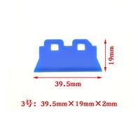 JACA-Essuie-glace en caoutchouc pour imprimante,5 pièces,pour Epson XPfemale DX5 DX7 5113,lame de tête d'impression - NO.3 Blue-E