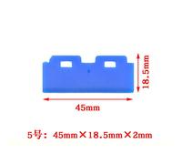 JACA-Essuie-glace en caoutchouc pour imprimante,5 pièces,pour Epson XPfemale DX5 DX7 5113,lame de tête d'impression - NO.5 Blue-C