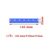 JACA-Essuie-glace en caoutchouc pour imprimante,5 pièces,pour Epson XPfemale DX5 DX7 5113,lame de tête d'impression - NO.11 Blue
