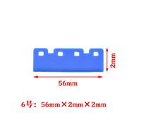JACA-Essuie-glace en caoutchouc pour imprimante,5 pièces,pour Epson XPfemale DX5 DX7 5113,lame de tête d'impression - NO.6 Blue-B