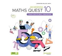 Jacaranda Maths Quest 10 Stage 5 NSW Syllabus, 3e learnON and print