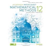 Jacaranda Maths Quest 12 Mathematical Methods VCE Units 3 and 4 3e learnON and Print