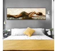 JACBON La belle au bois dormant chambre murale fille corps art toile peinture sexy beauté mur art photos affiche impressions pour la décoration intérieure 50x150 cm sans cadre
