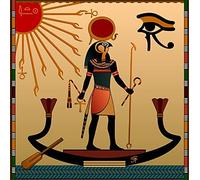 JACBON Photo sur Toile Egypte Ra Soleil Dieu AfficheS Et Gravures Ancienne Croyance Mur Art Photos Pour Salon Décoration Peintures Murales 30x30cm Sans Cadre