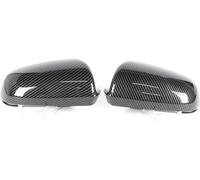JACCOS Coques De Rétroviseurs De Voiture pour Au-di A3 S3 8P 2005-2008,Rétroviseur Latéral de Porte Couverture Boîtier Remplacer Accessoires Voiture,B-Carbon Fiber Look