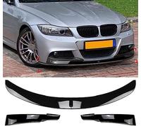 JACCOS Voiture Becquets Avant Lame De SéParateur pour B-MW 3 Series E90 E91 LCI M Sport 2009-2012,Spoiler SéParateur Diffuseur,Aileron De LèVre De Pare-Chocs Avant,Kit De Protection du Corps