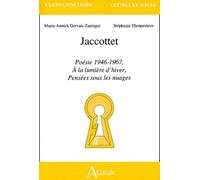 Jaccottet - Poésie 1946-1967, A La Lumière D'hiver, Pensées Sous Les Nuages