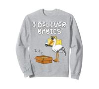 J'accouche des bébés, Sage-Femme Cigogne drôle Sweatshirt