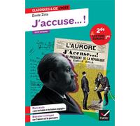 J'accuse... ! Suivi d'un parcours « Écrivains et écrivaines engagés » - Émile Zola - Hatier - broché - Scolaire / Universitaire