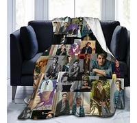 Jace Norman Couverture multi-usage super douce, moelleuse, chaude, confortable, en peluche, épaisse, pour berceau, canapé, chaise, salon, cadeau, voyage, décoration de plage