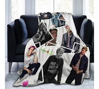 Jace Norman Couverture multifonctionnelle ultra douce en micro polaire, super douce, chaude, confortable, en peluche, pelucheuse pour canapé, salon ou lit pour toutes les saisons