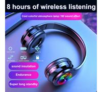 Jacenvly Liquidation 2024 Nouveaux écouteurs Bluetooth sans fil avec réduction de bruit, écouteurs stéréo supra-auriculaires portables