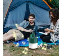 Jacenvly42LED Lampes de camping Bluetooth, chargement USB, utilisation extérieure/domestique, compatible avec les téléphones portables -