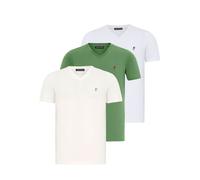Jacey Quinn T-Shirt safran / gris clair / vert / rouge / noir / blanc, Taille XXXL
