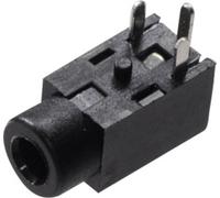 Jack 2.5 mm embase femelle horizontale TRU COMPONENTS 733970 Nombre de pôles: 2 mono noir