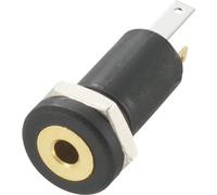 Jack 2.5 mm embase femelle, verticale TRU COMPONENTS 1572251 Nombre de pôles: 3 stéréo noir
