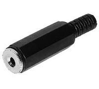 Jack 2.5 mm femelle, droit TRU COMPONENTS 1559778 Nombre de pôles: 2 mono noir