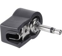 Jack 2.5 mm mâle, coudé TRU COMPONENTS 1578952 Nombre de pôles: 2 mono noir