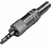 Jack 2.5 mm mâle, droit BKL Electronic 1107022 Nombre de pôles: 3 stéréo argent