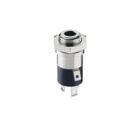 Jack 3.5 mm embase femelle, verticale 1502 02 Nombre de pôles (num): 4 stéréo argent