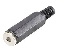 Jack 3.5 mm femelle, droit BKL Electronic 1108017 Nombre de pôles: 4 stéréo noir