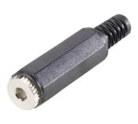 Jack 3.5 mm femelle, droit BKL Electronic 1108017 Nombre de pôles: 4 stéréo noir