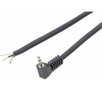 Jack 3.5 mm mâle, coudé BKL Electronic 1101054 Nombre de pôles: 3 stéréo noir 1 pc(s)