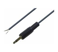 Jack 3.5 mm mâle, droit BKL Electronic 1101048 Nombre de pôles: 2 mono noir 1