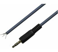 Jack 3.5 mm mâle, droit BKL Electronic 1101052 Nombre de pôles: 3 stéréo noir 1 pc(s)