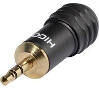 Jack 3.5 mm mâle, droit Hicon HI-J35S04 Nombre de pôles: 3 stéréo noir 1 pc(s)