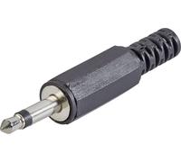 Jack 3.5 mm mâle, droit TRU COMPONENTS 1559792 Nombre de pôles: 2 mono noir