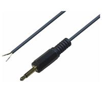 Jack 3.5 mm mâle, droit TRU COMPONENTS 1578898 Nombre de pôles: 2 mono noir 1 pc(s)