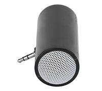 Jack 3,5 Mm Stéréo Mini Haut-Parleur Haut-Parleur Portable Enfichable pour Téléphones Mobiles et Tablettes Haut-parleurs Enfichables Mini Haut-Parleur avec Entrée Auxiliaire (Noir)