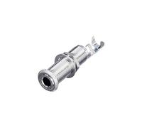 Jack 6.35 mm embase femelle horizontale AV NYS221 Nombre de pôles (num): 3 stéréo argent