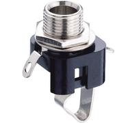 Jack 6.35 mm embase femelle, verticale Lumberg KLBM 3 Nombre de pôles: 2 mono noir