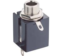 Jack 6.35 mm embase femelle, verticale Lumberg KLBPS 3 Nombre de pôles: 3 stéréo noir