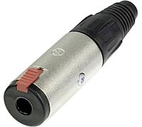 Jack 6.35 mm femelle, droit Neutrik NJ3FC6BAG Nombre de pôles: 3 stéréo noir 1 pc(s)