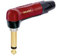 Jack 6.35 mm mâle, coudé Neutrik NP2RX-AU-SILENT Nombre de pôles: 2 mono rouge 1 pc(s)