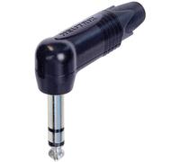 Jack 6.35 mm mâle, coudé Neutrik NP3RX-BAG Nombre de pôles: 3 stéréo noir 1 pc(s)