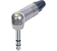 Neutrik Jack 6.35 mm mâle coudé NP3RX 3 pôles stéréo argent 1 pc
